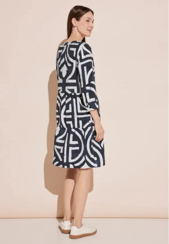 143953 - Tunic Print Dress in Navy - Street One