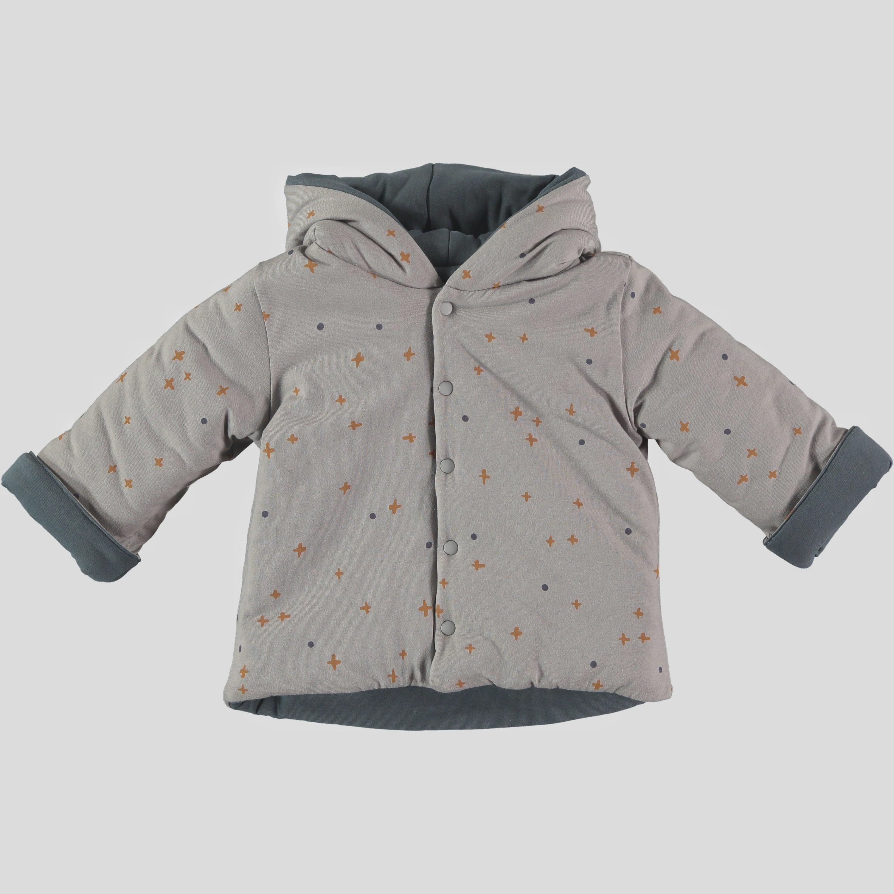 [40%OFF]  Soft quilted jacket-crossdots gris