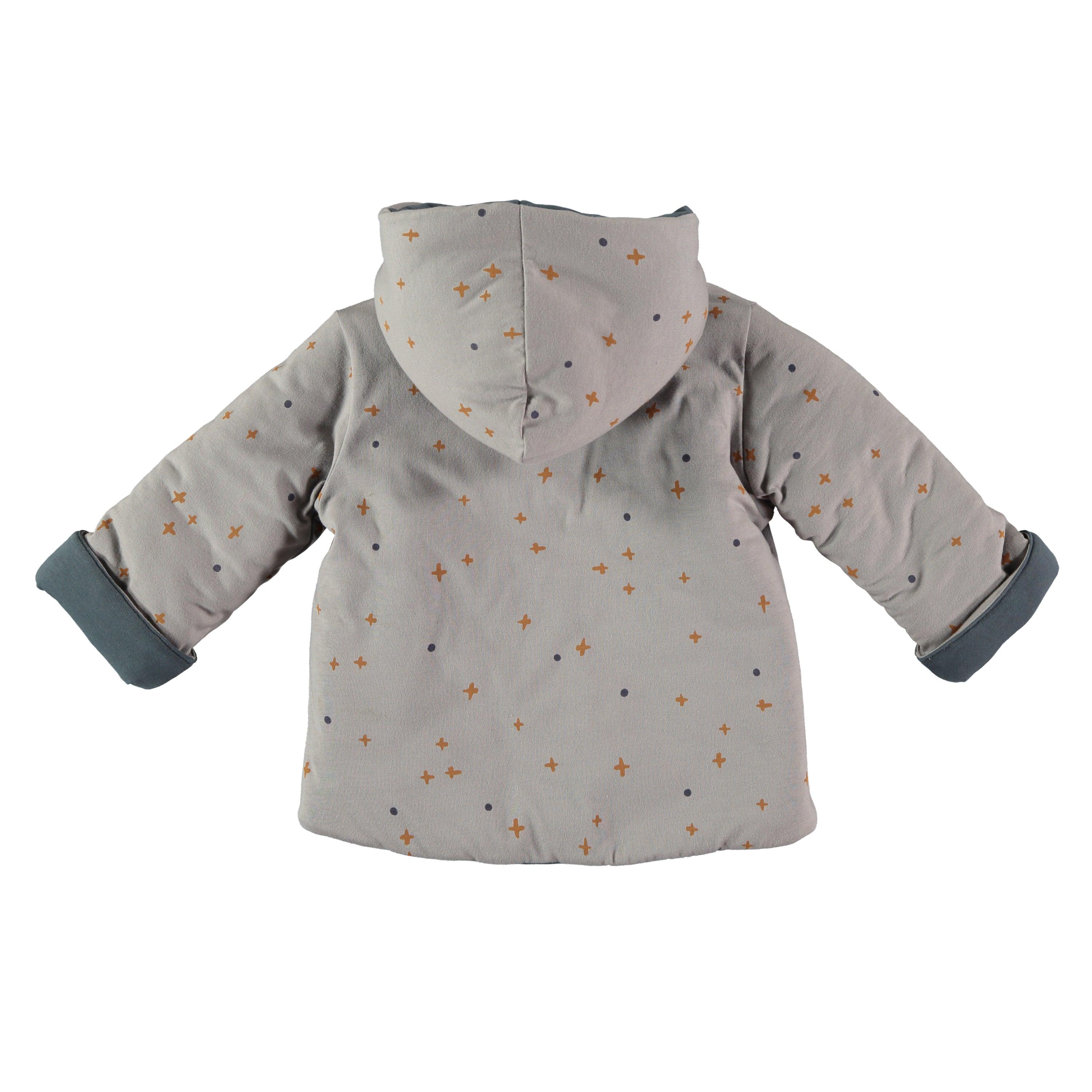 [40%OFF]  Soft quilted jacket-crossdots gris