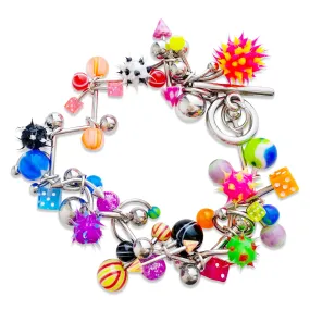 7 Piercing Flashback Charm Bracelet