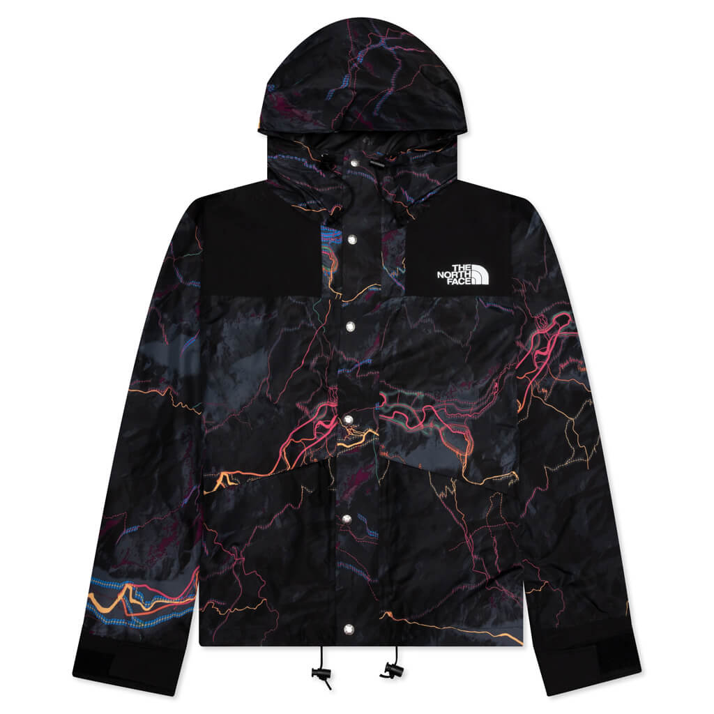 ’86 Retro Mountain Jacket - TNF Black Trail Glow Print