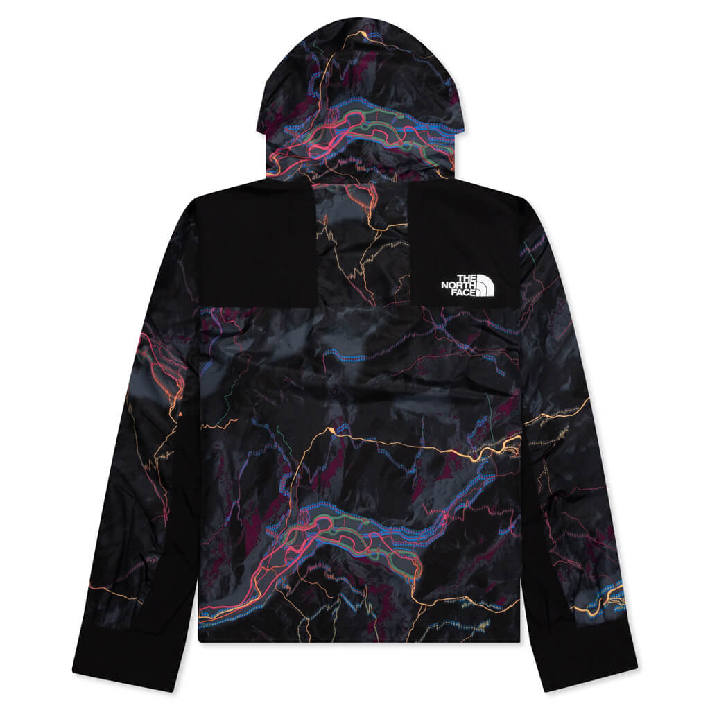 ’86 Retro Mountain Jacket - TNF Black Trail Glow Print