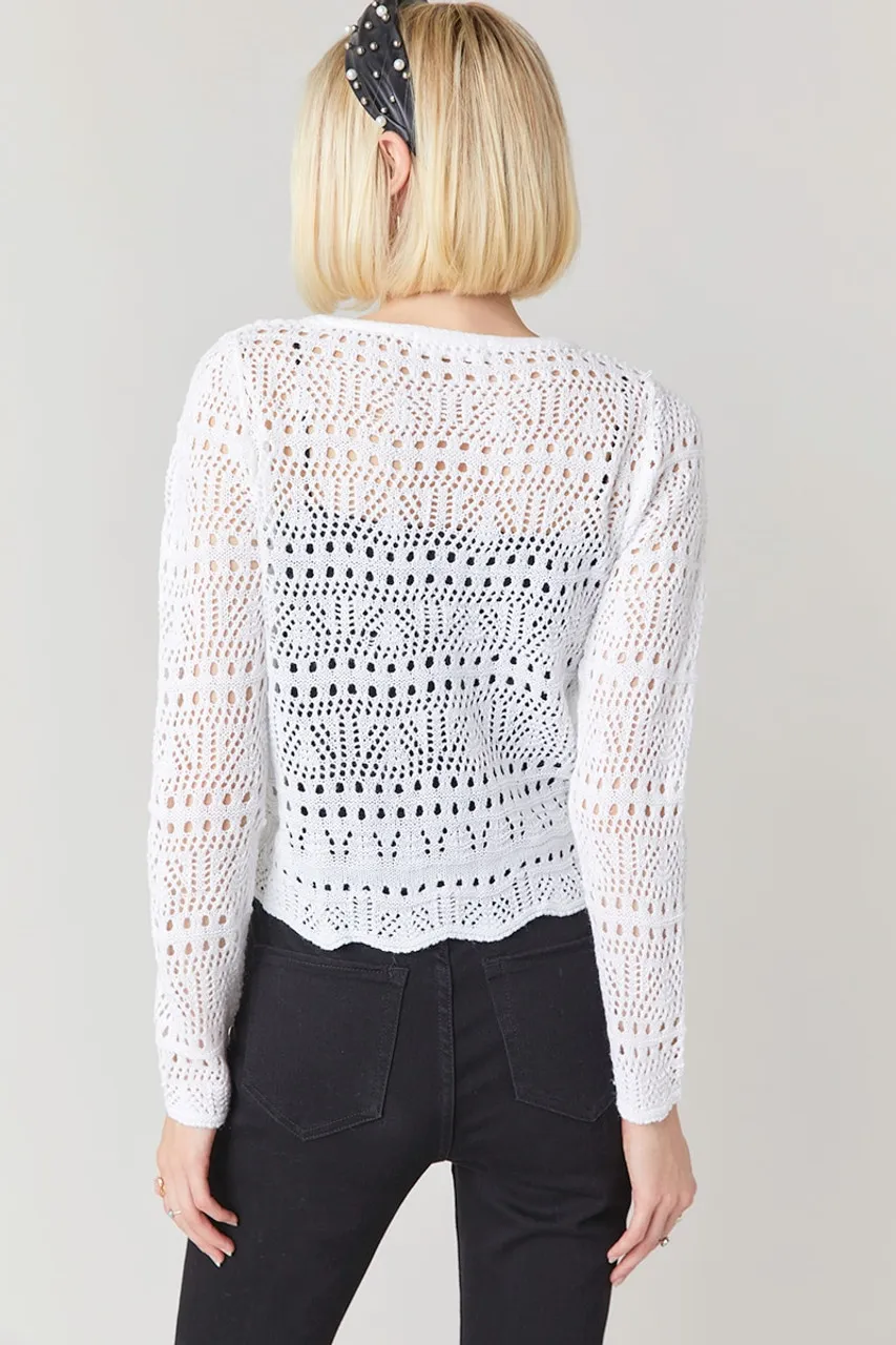 Adaline Open Gauge Sweater