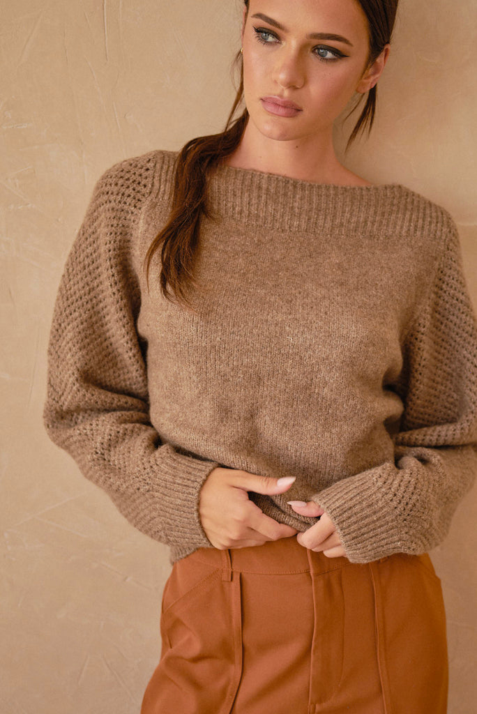 ALTER BOATNECK SWEATER