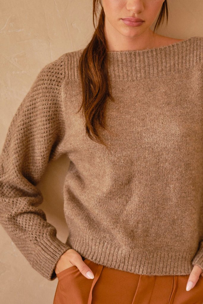 ALTER BOATNECK SWEATER