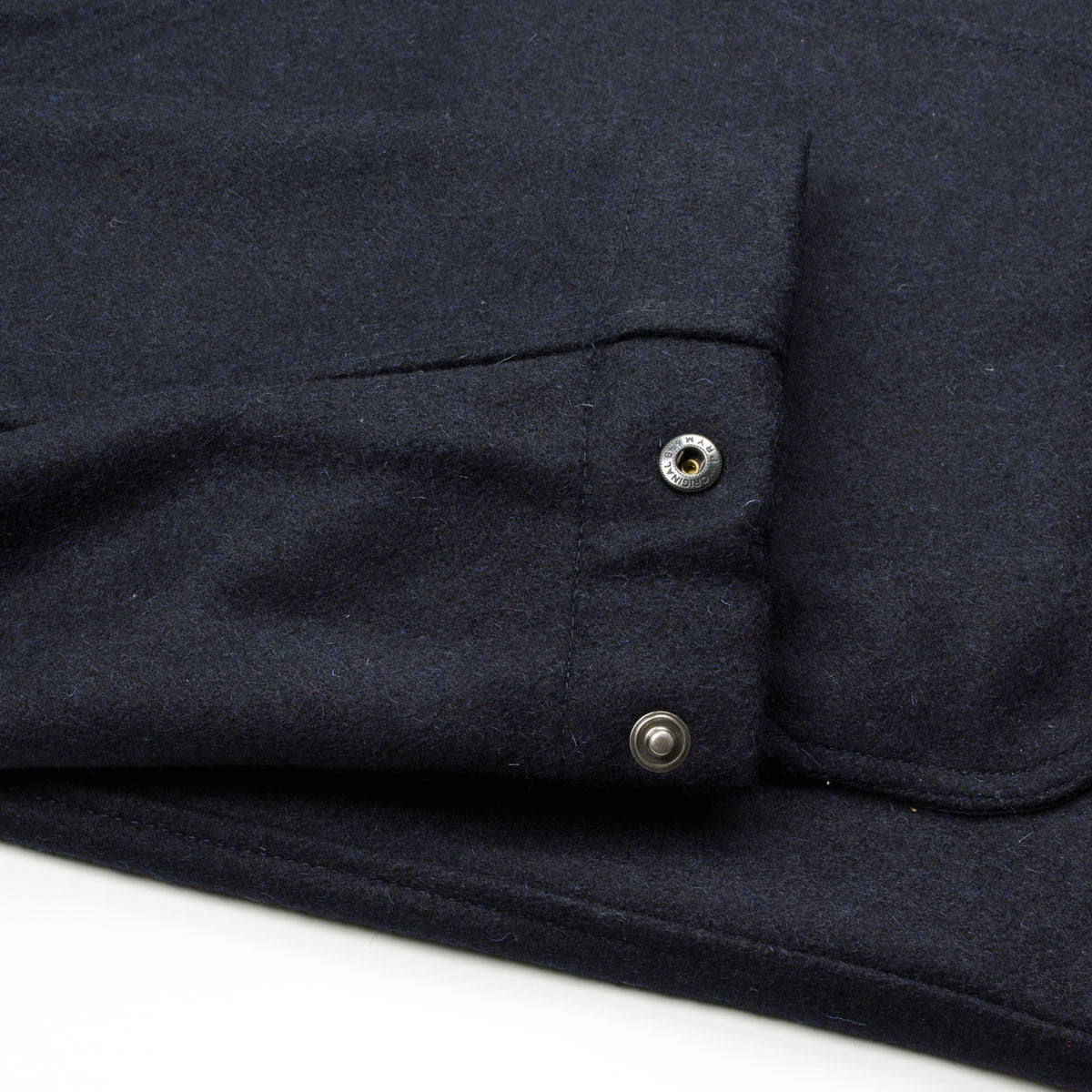 Arpenteur - Mevi Melton Wool Coat - Navy