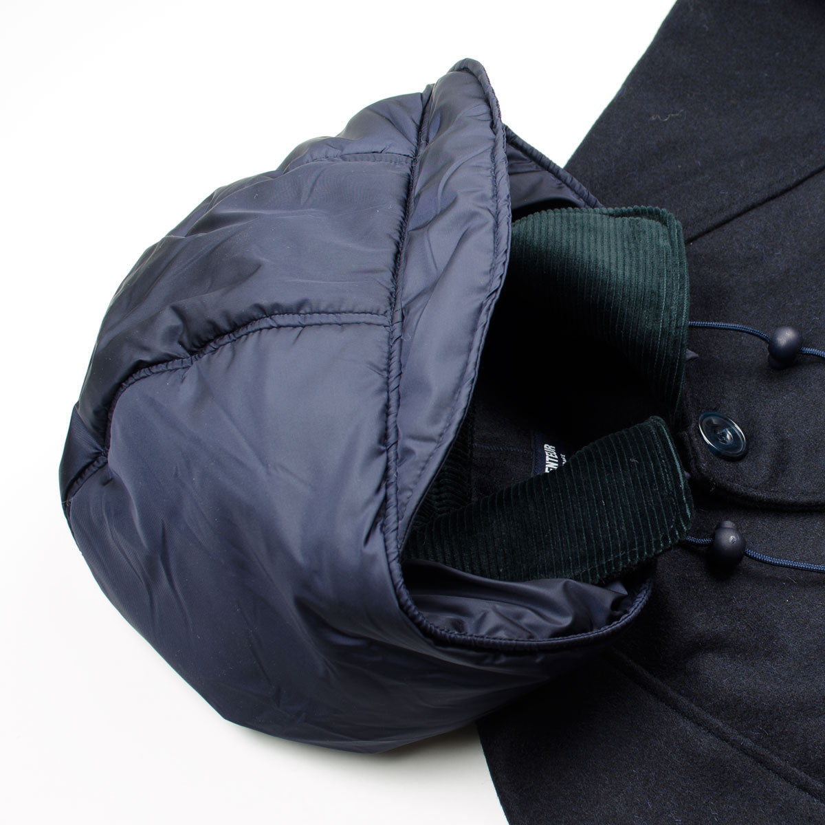 Arpenteur - Mevi Melton Wool Coat - Navy