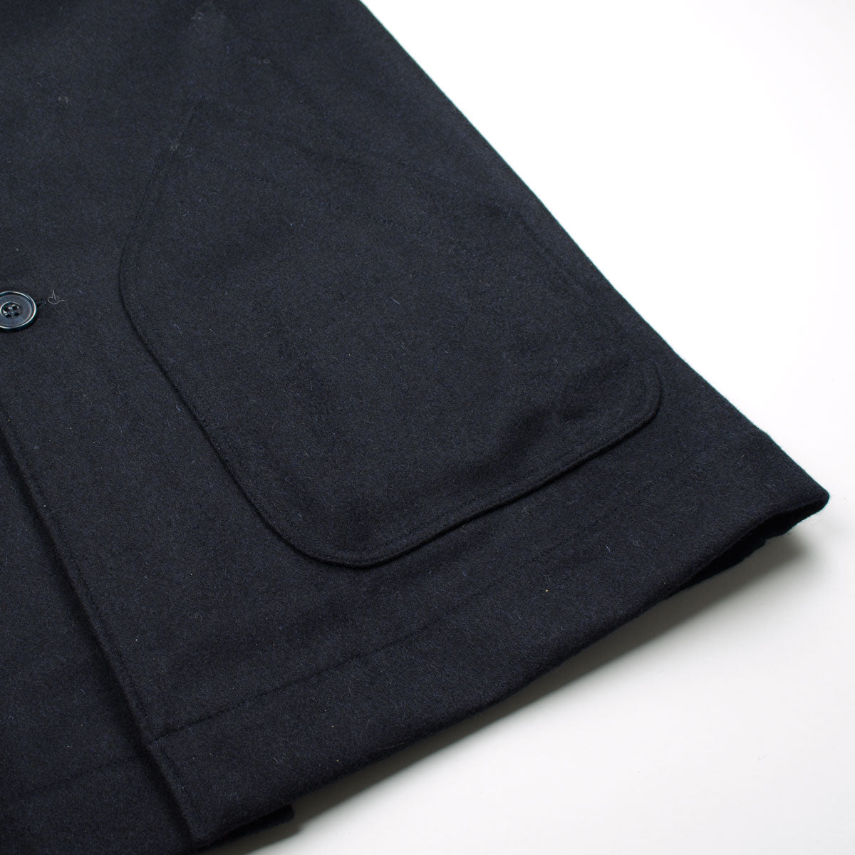 Arpenteur - Mevi Melton Wool Coat - Navy