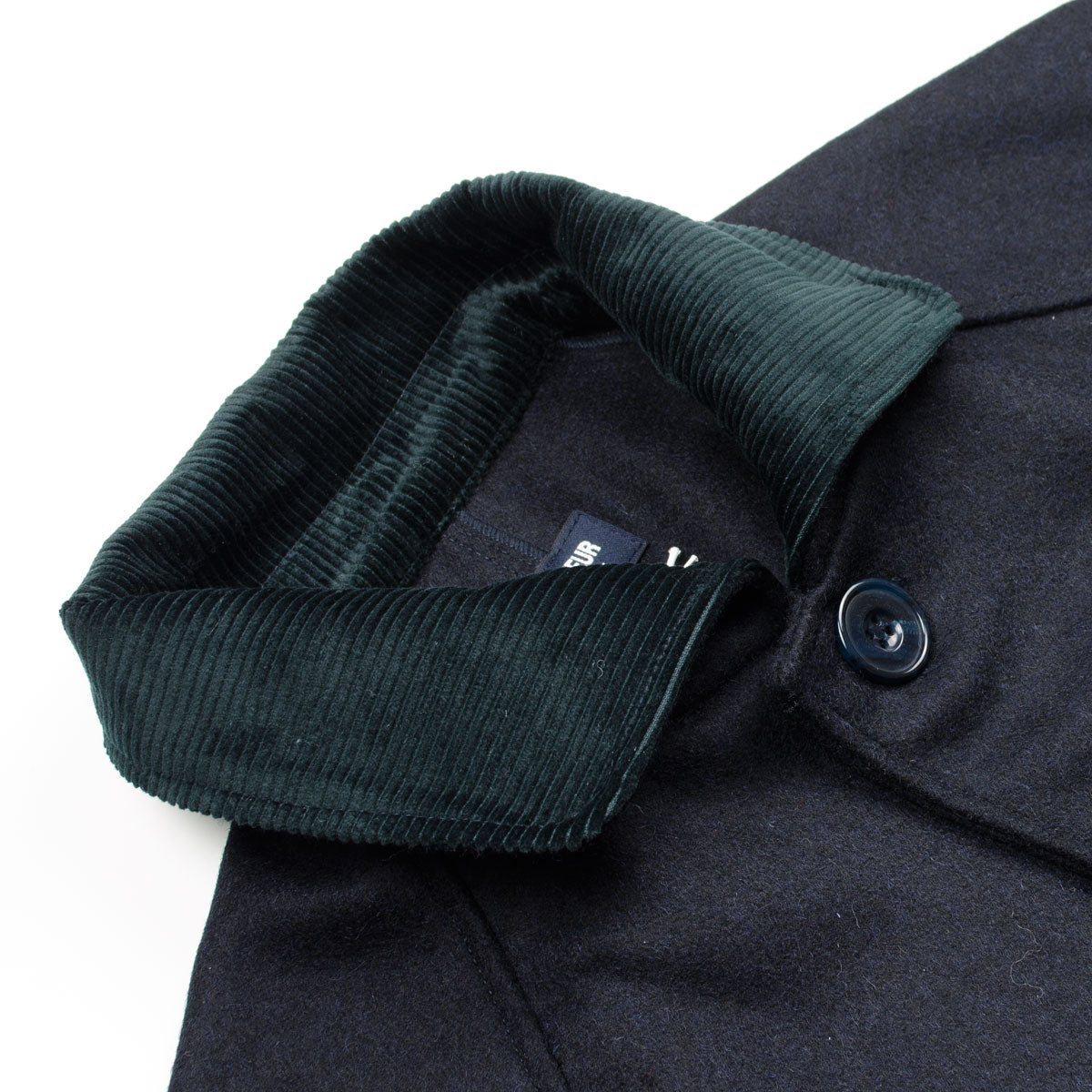 Arpenteur - Mevi Melton Wool Coat - Navy