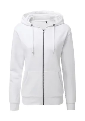 Asquith & Fox Women's zip-through organic hoodie