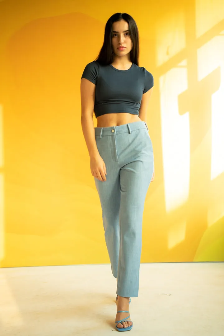 Bali Blue Business Casual Women Pants