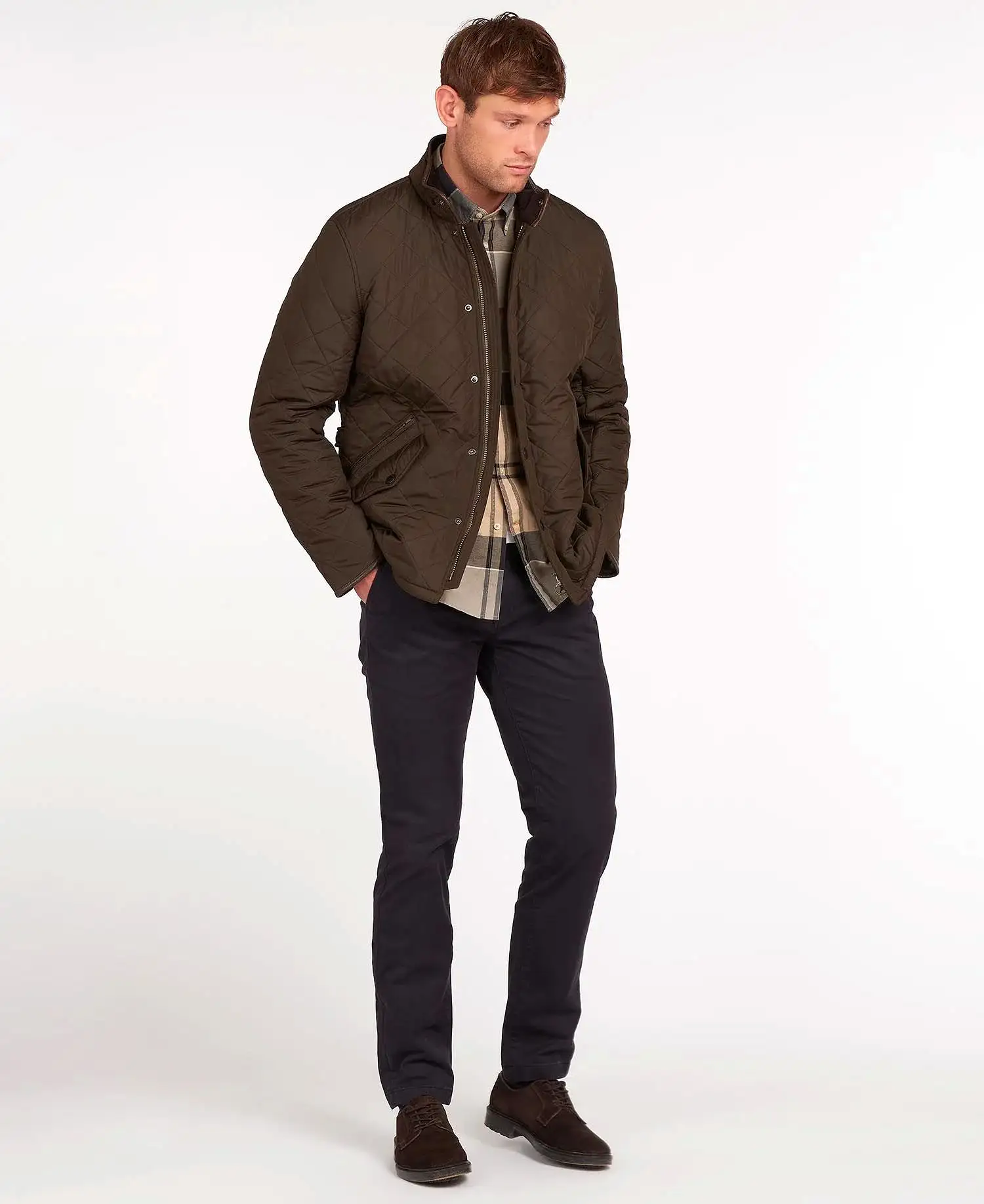 Barbour Mens Powell Quilted Chelsea Jacket