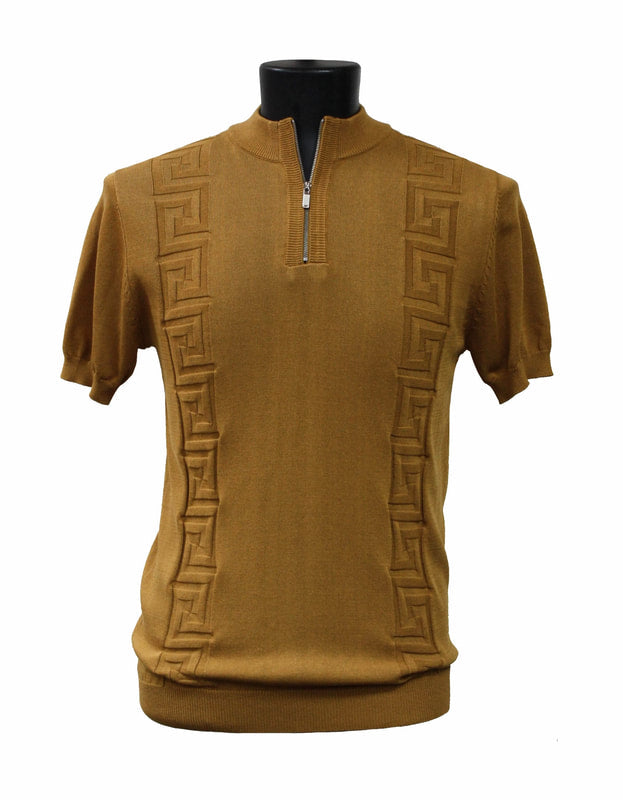 Bassiri Short Sleeve Sweater Q126 Gold