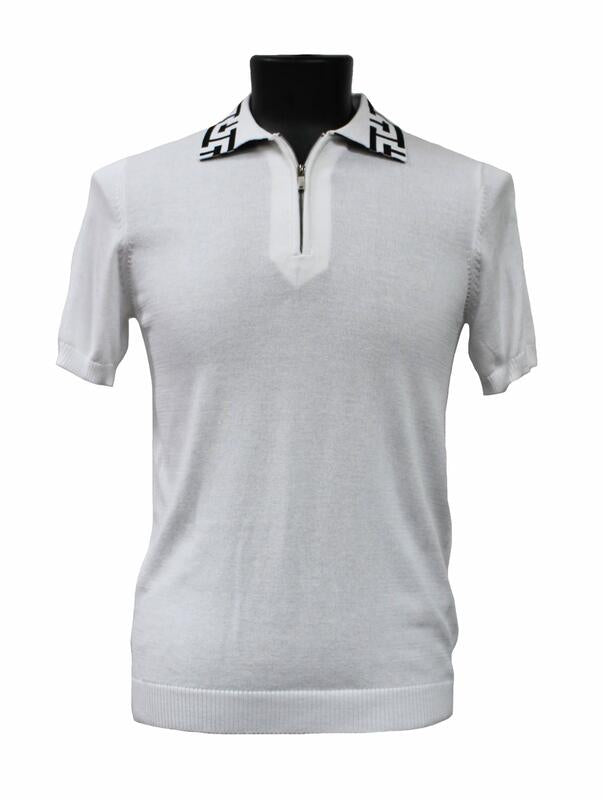 Bassiri Short Sleeve Sweater Q127 White