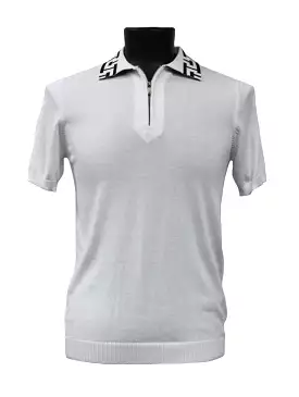 Bassiri Short Sleeve Sweater Q127 White