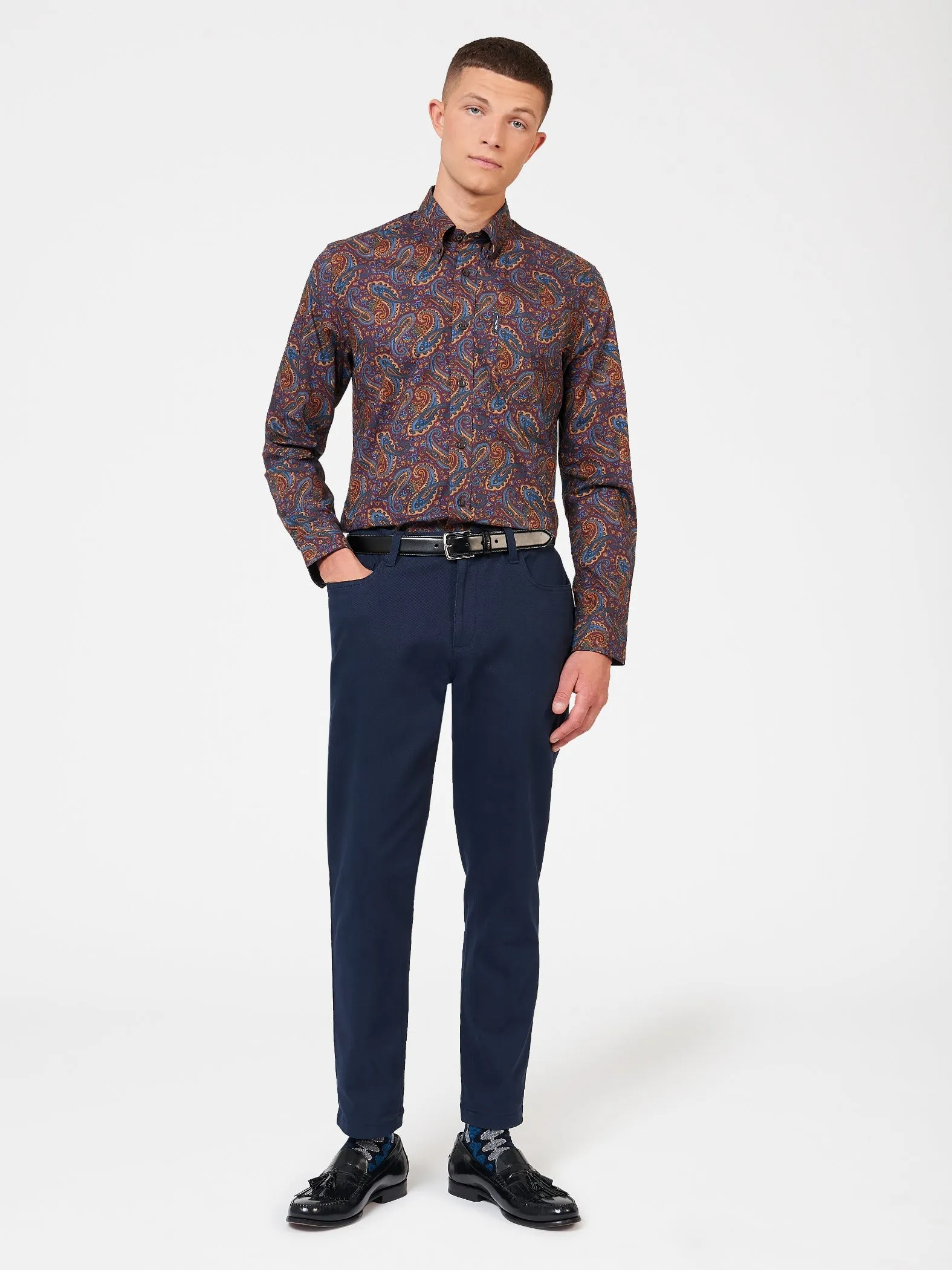 Ben Sherman Mens Paisley Print