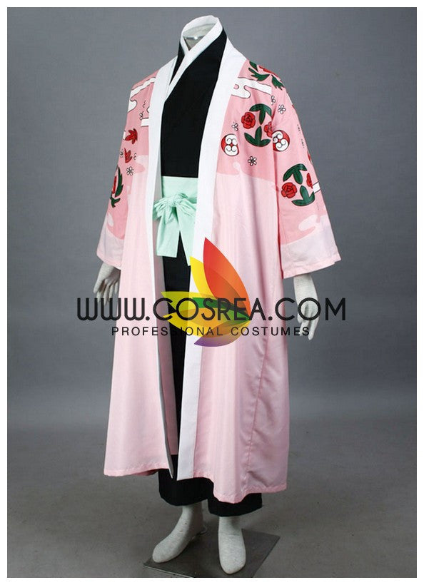 Bleach Shunsui Sozosuke Jiro Kyoraku Shinigami Cosplay Costume