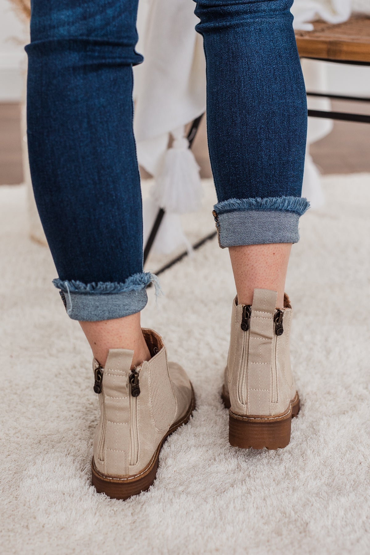 Blowfish Redsen Booties- Light Taupe Prospector