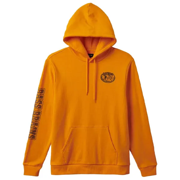 Brixton Men's Hoodies - Bass Brains Swim - Orange