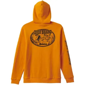 Brixton Men's Hoodies - Bass Brains Swim - Orange