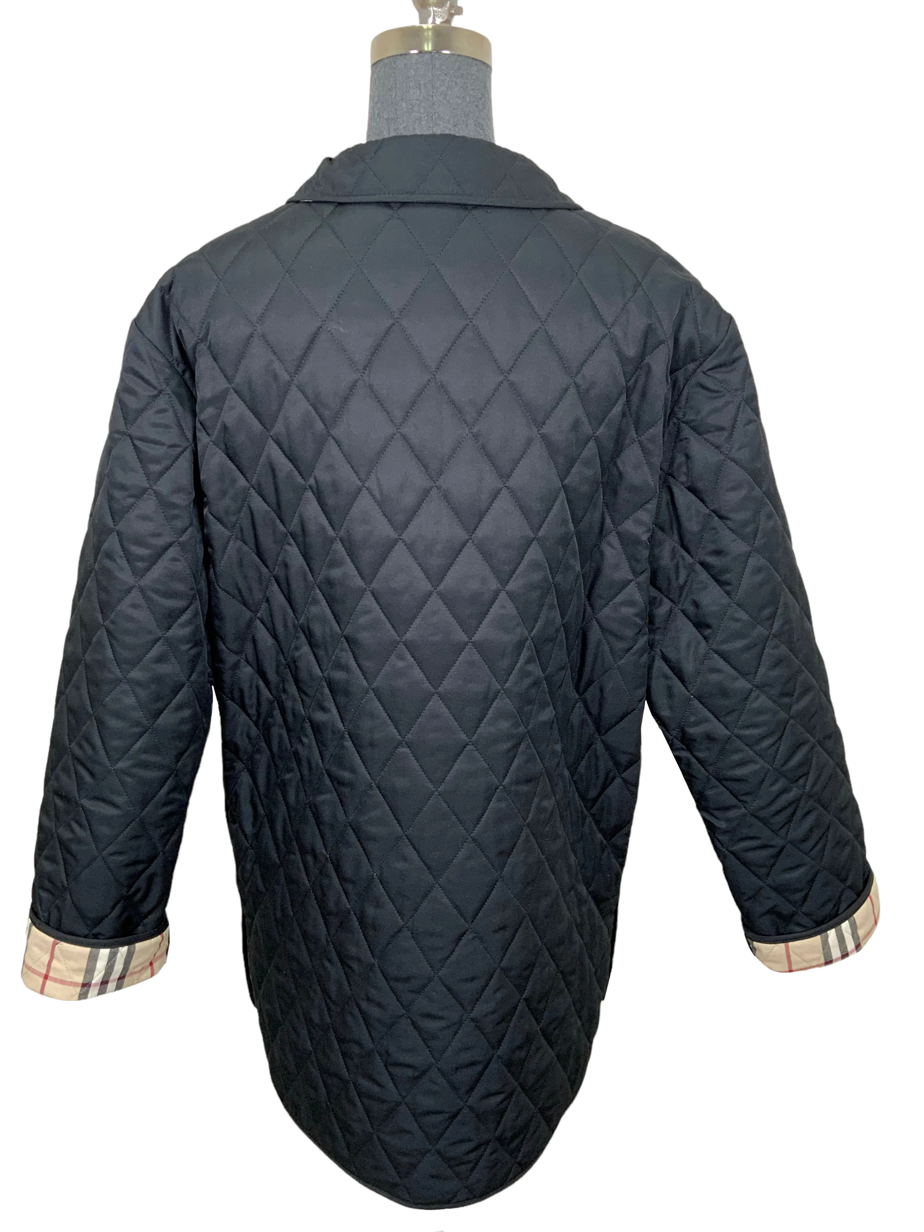 Burberry London Diamond Quilted Jacket Size M