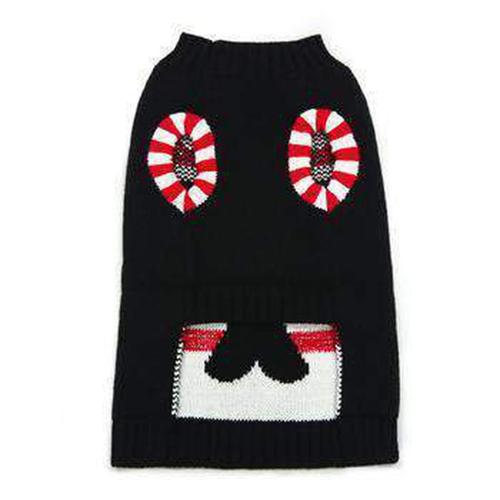 Candy Cane Dog Sweater