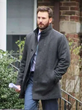 Chris Evans Defending Jacob Coat - New American Jackets