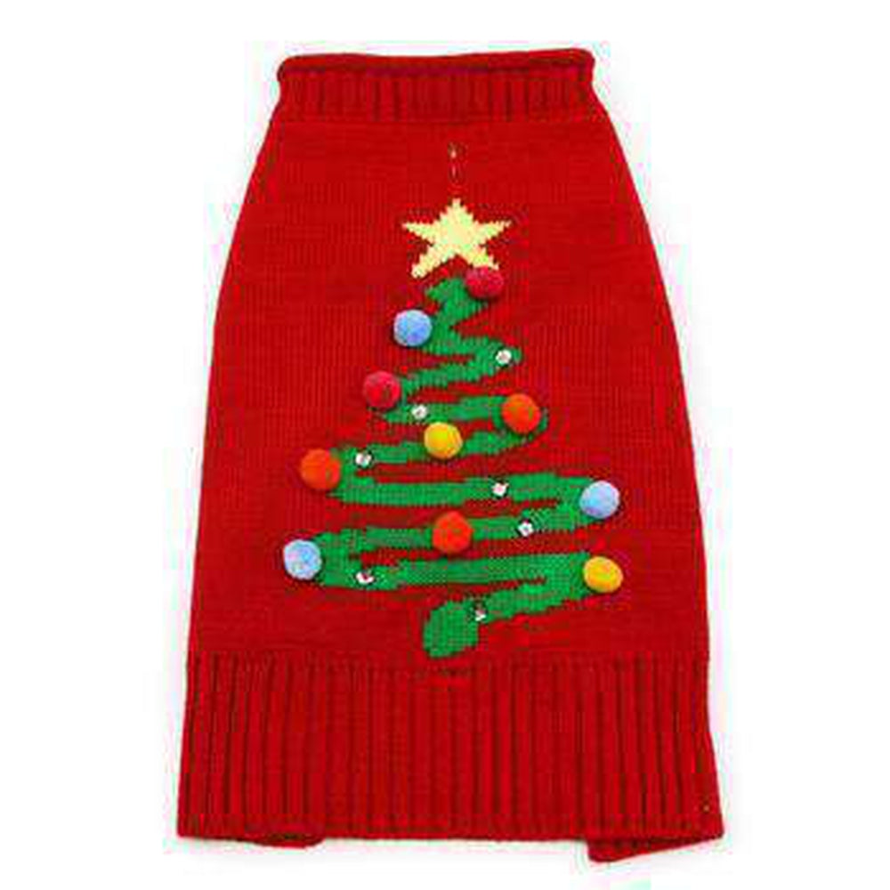 Christmas Tree Dog Sweater