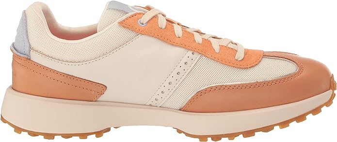 Cole Haan Grand Crosscourt Medow Runner Birch/Nylon Natural Tan/Tangerine Suede