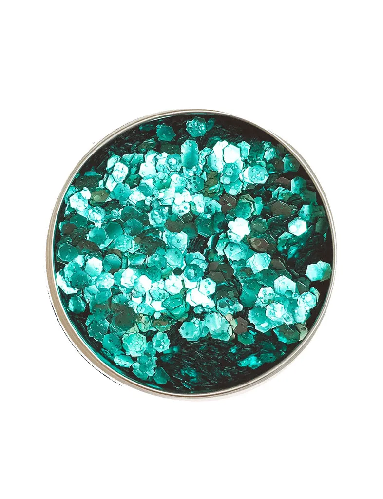 COSMIC SIREN GREEN ECO GLITTER