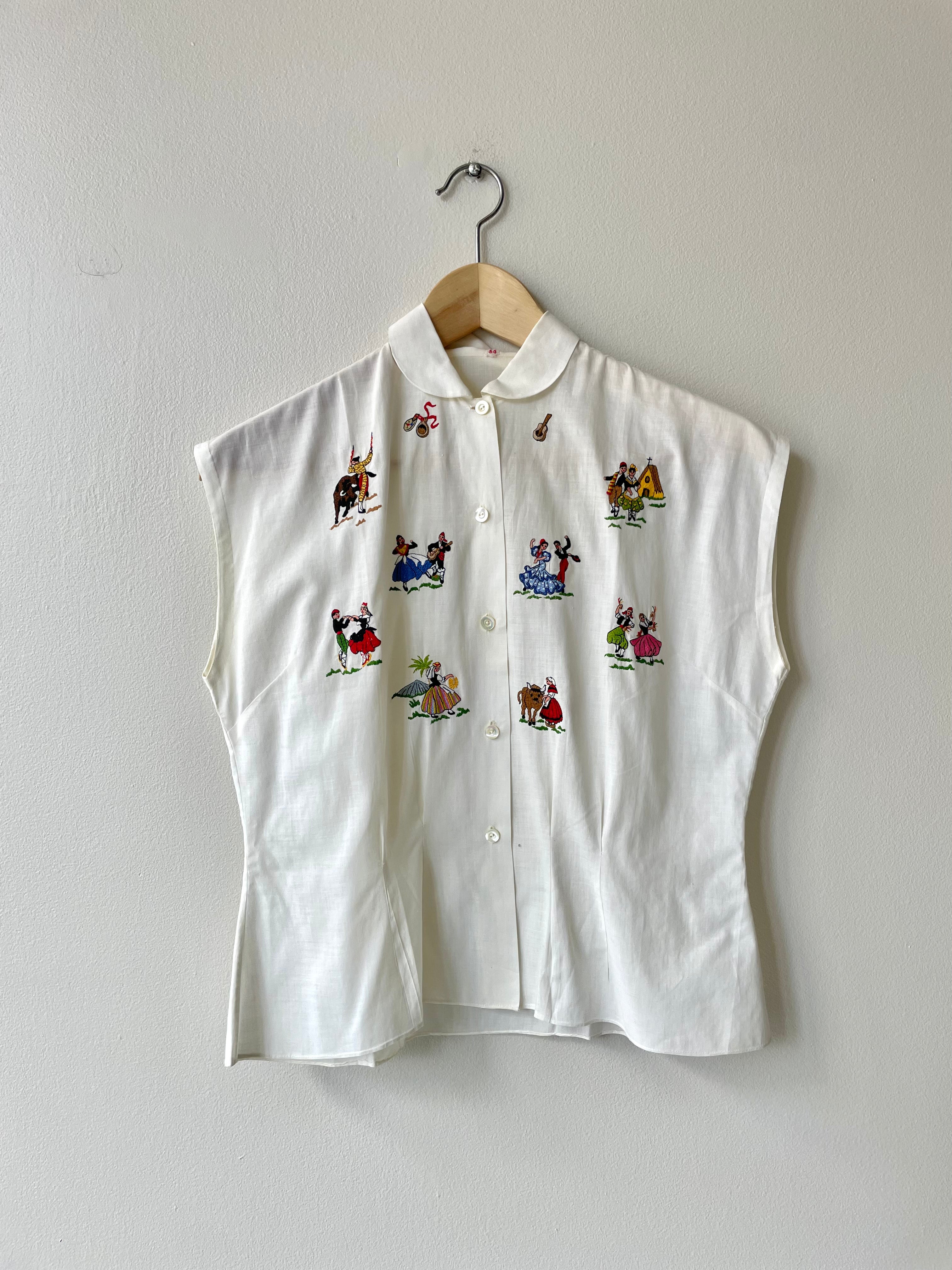 Cultures of Spain Blouse | 1950s