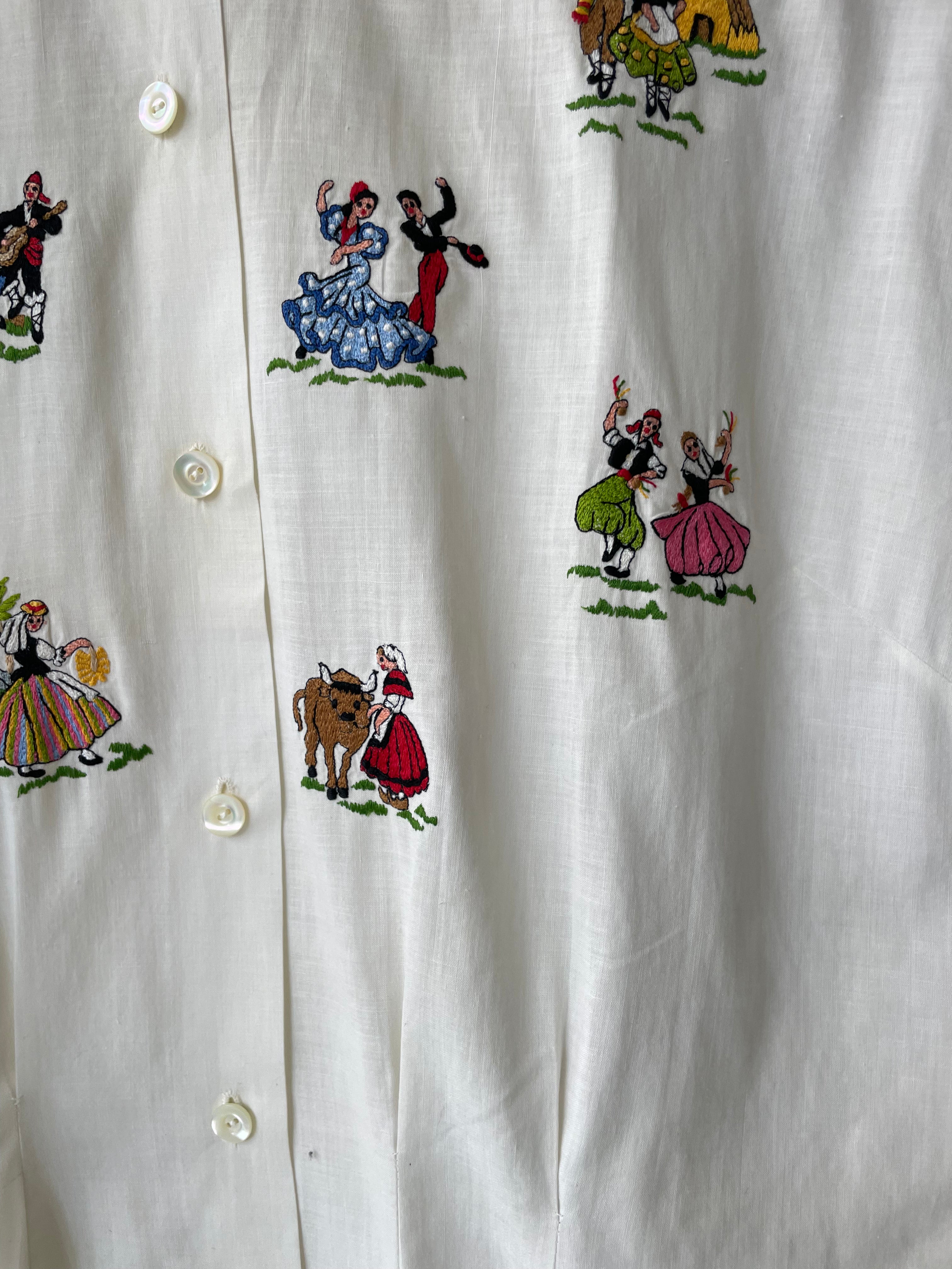 Cultures of Spain Blouse | 1950s