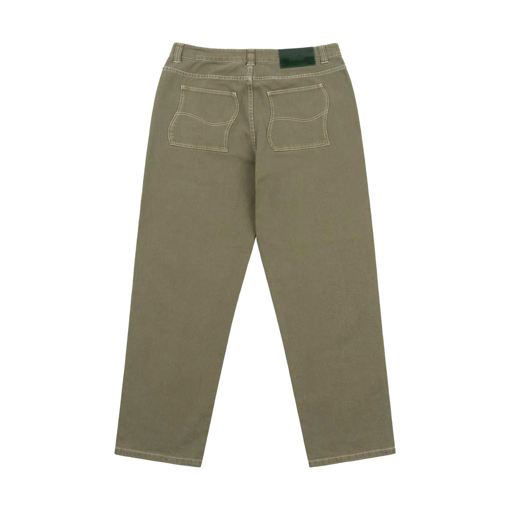 Dime Relaxed Denim Pants Green Washed