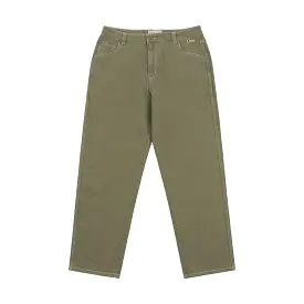 Dime Relaxed Denim Pants Green Washed