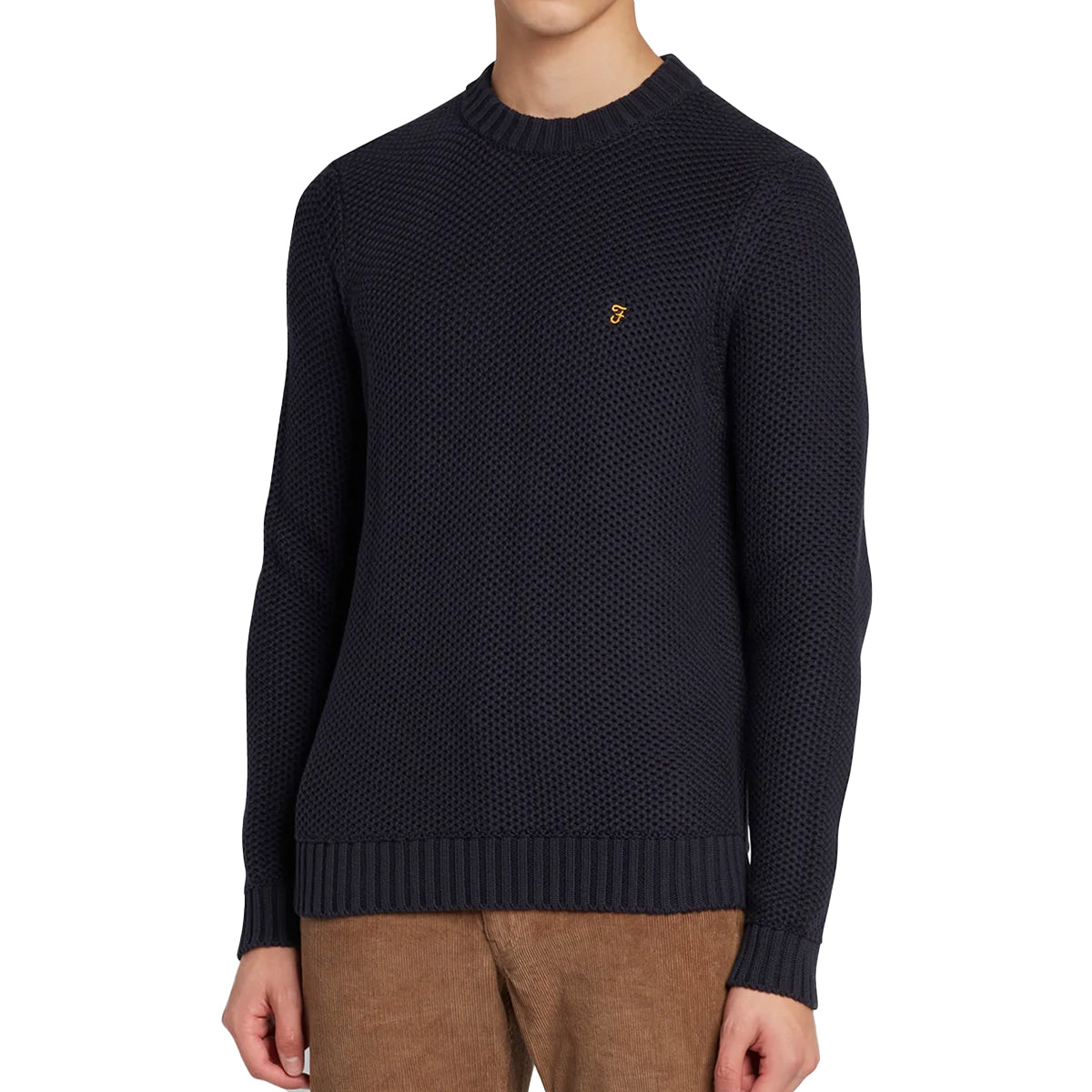 Farah Niseko Honeycomb Sweater - True Navy