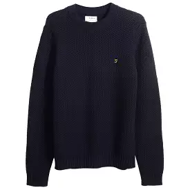 Farah Niseko Honeycomb Sweater - True Navy