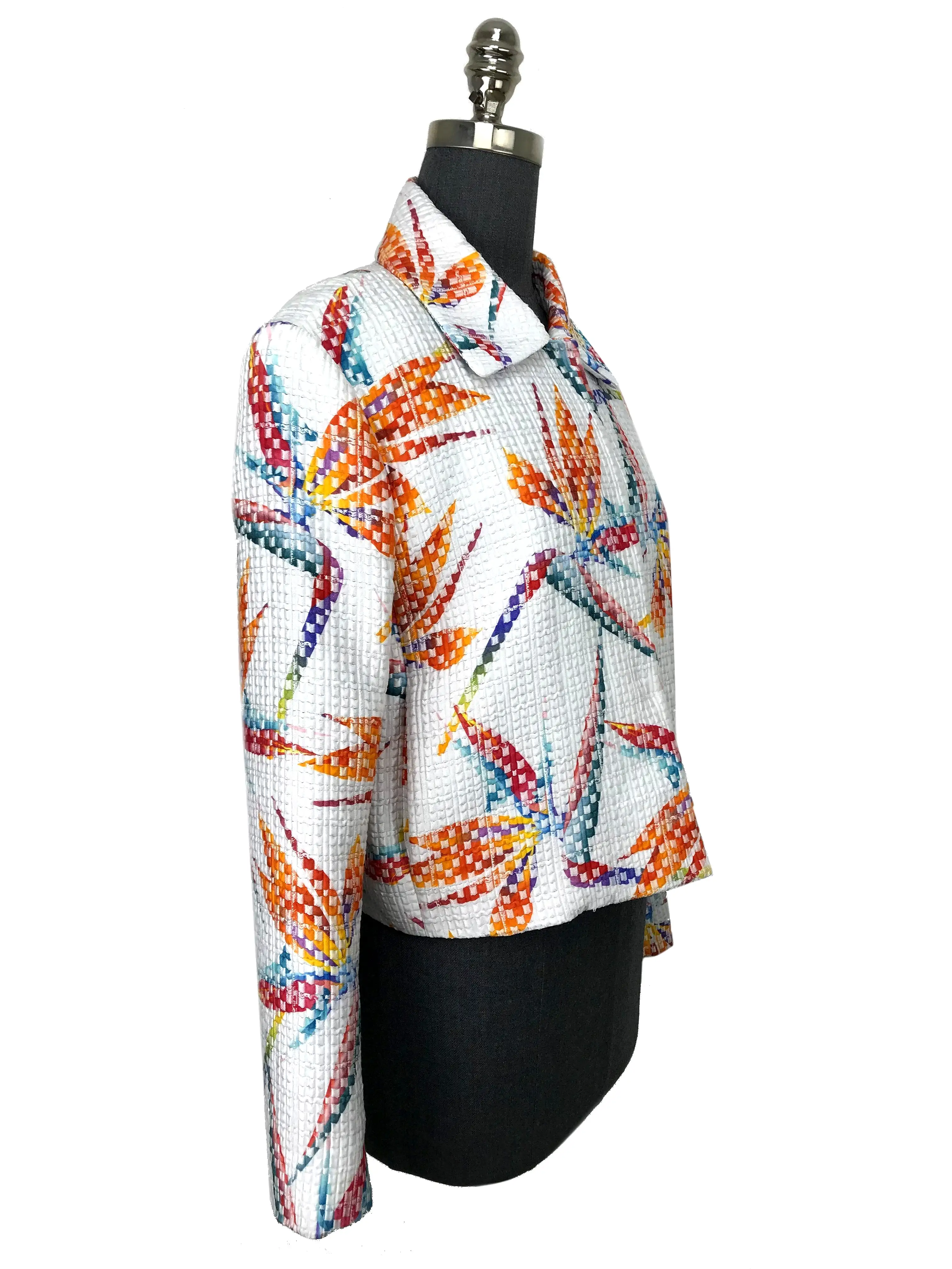 Fendi Birds of Paradise Printed Jacket Size L