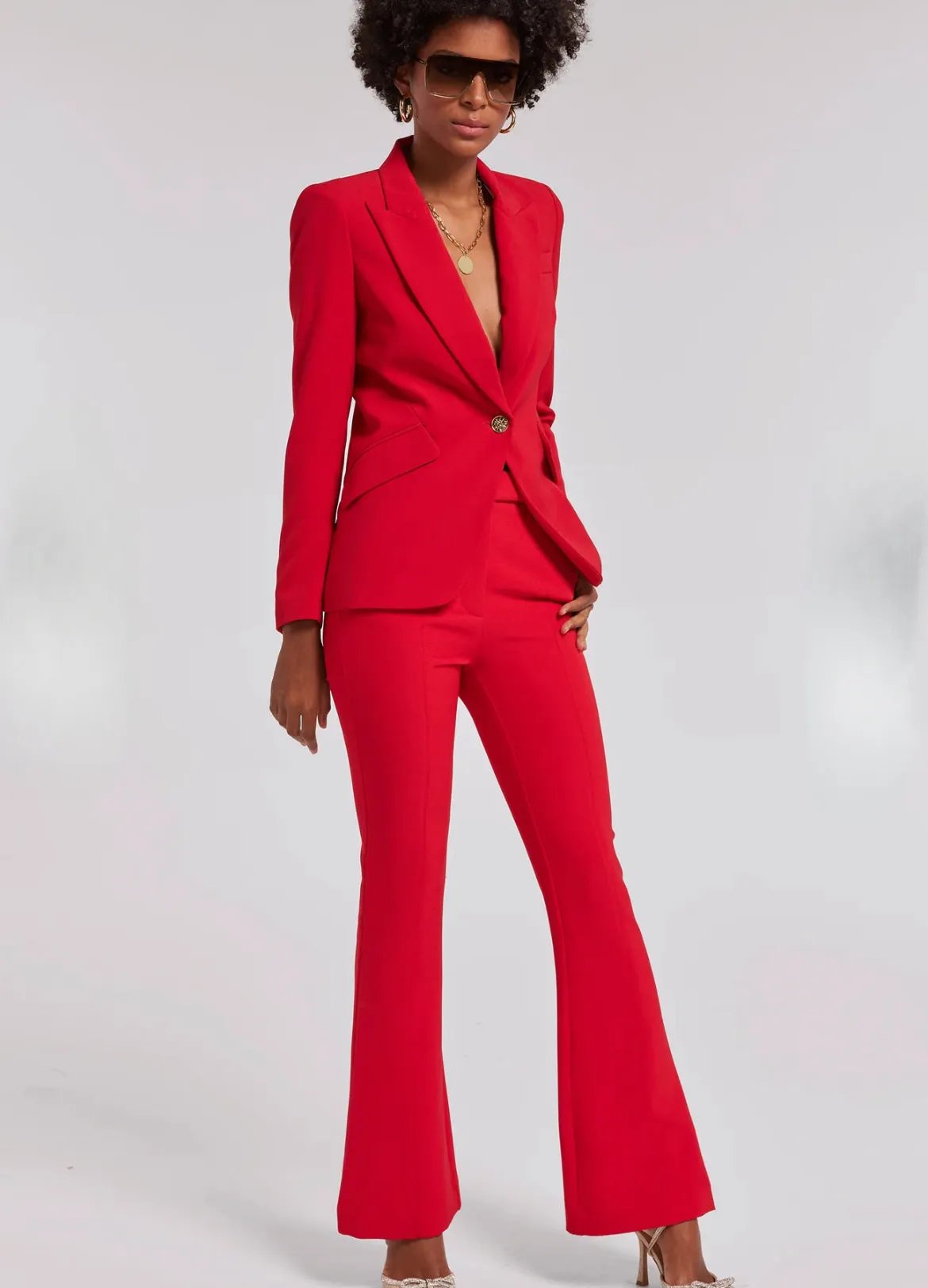 Generation Love Lucca Crepe Pants | Red