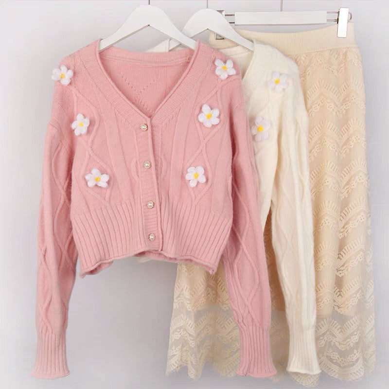 GENTLE Flowers sweater BY55002