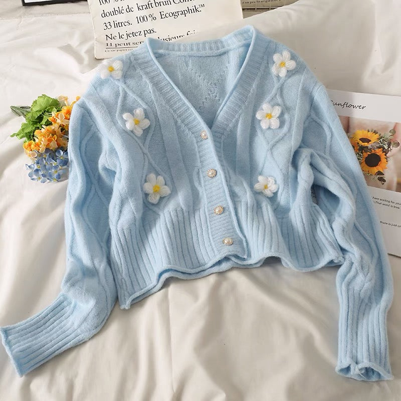 GENTLE Flowers sweater BY55002