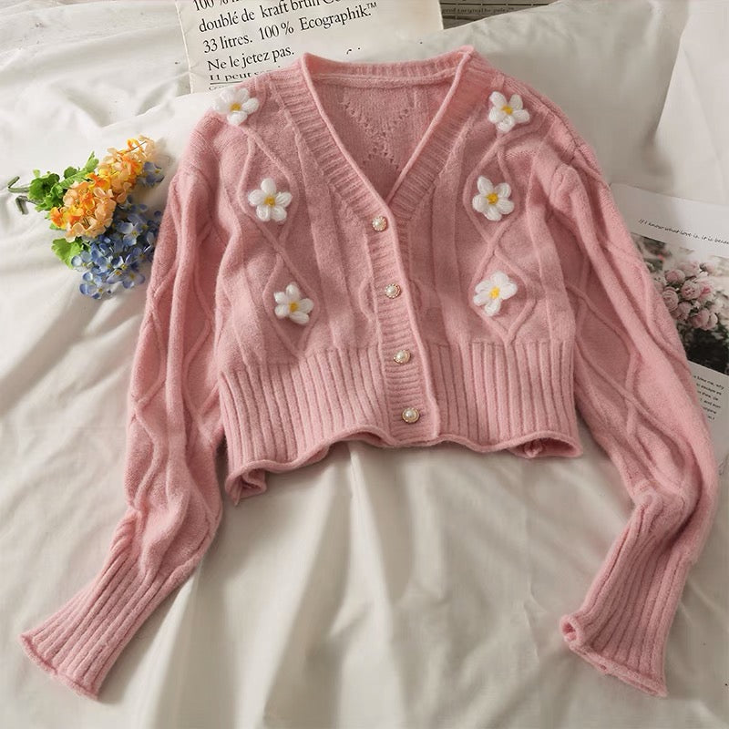 GENTLE Flowers sweater BY55002