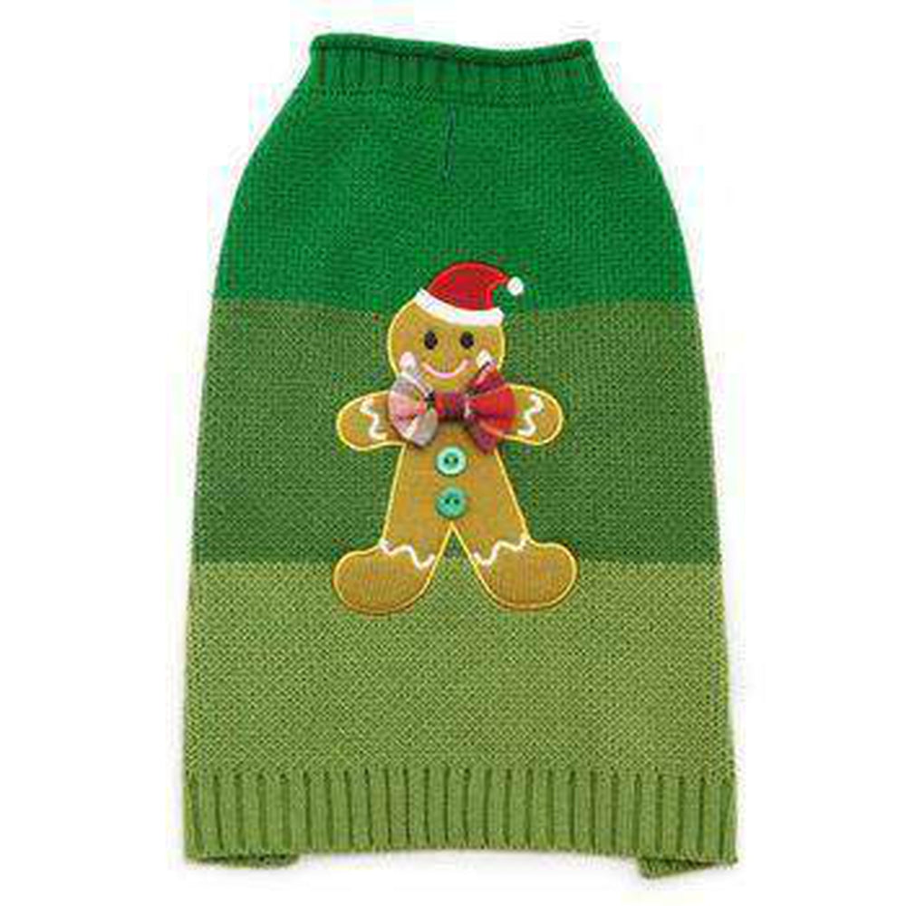 Gingerbread Man Dog Sweater