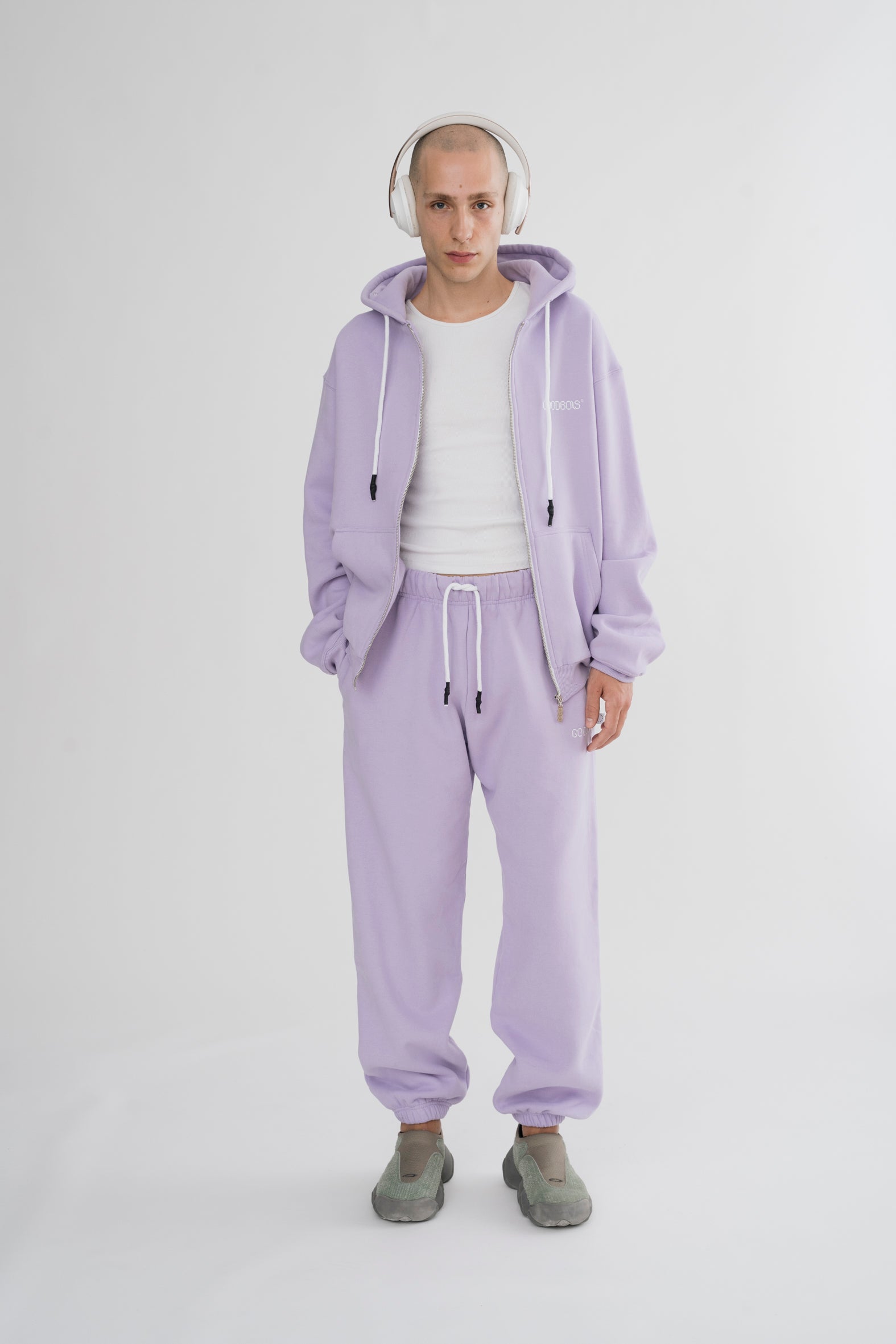 Goodbois Solar Zip Hoodie Lilac