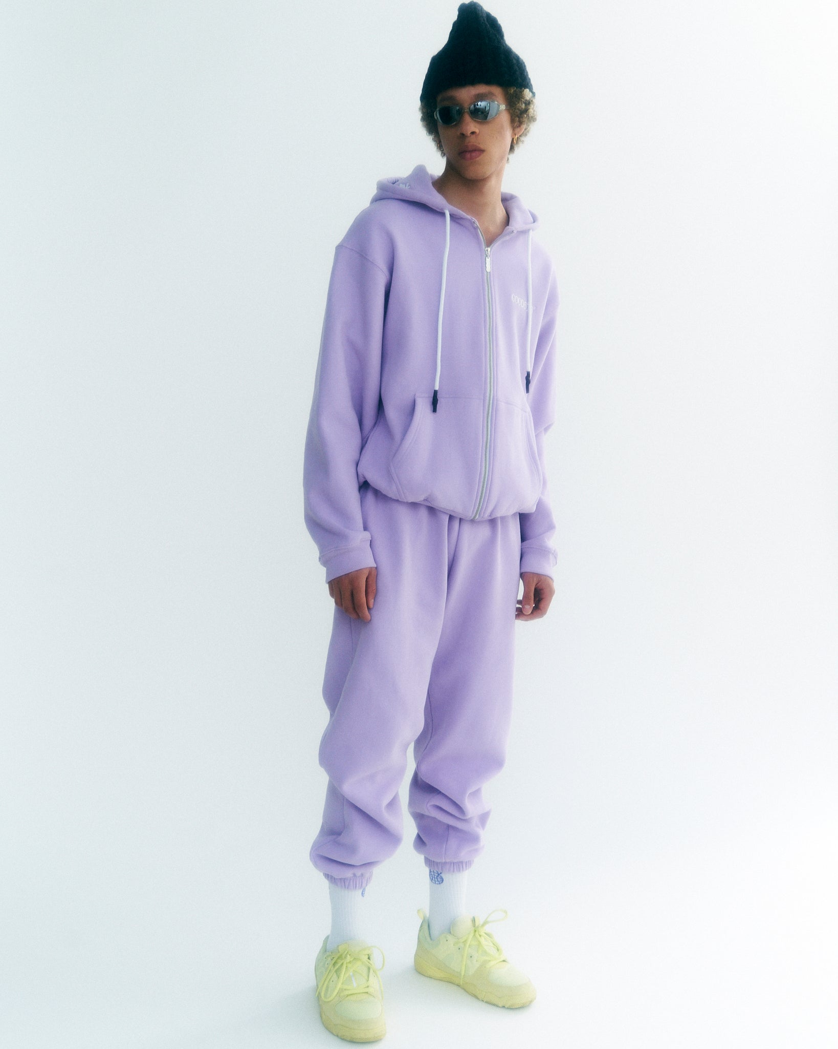 Goodbois Solar Zip Hoodie Lilac