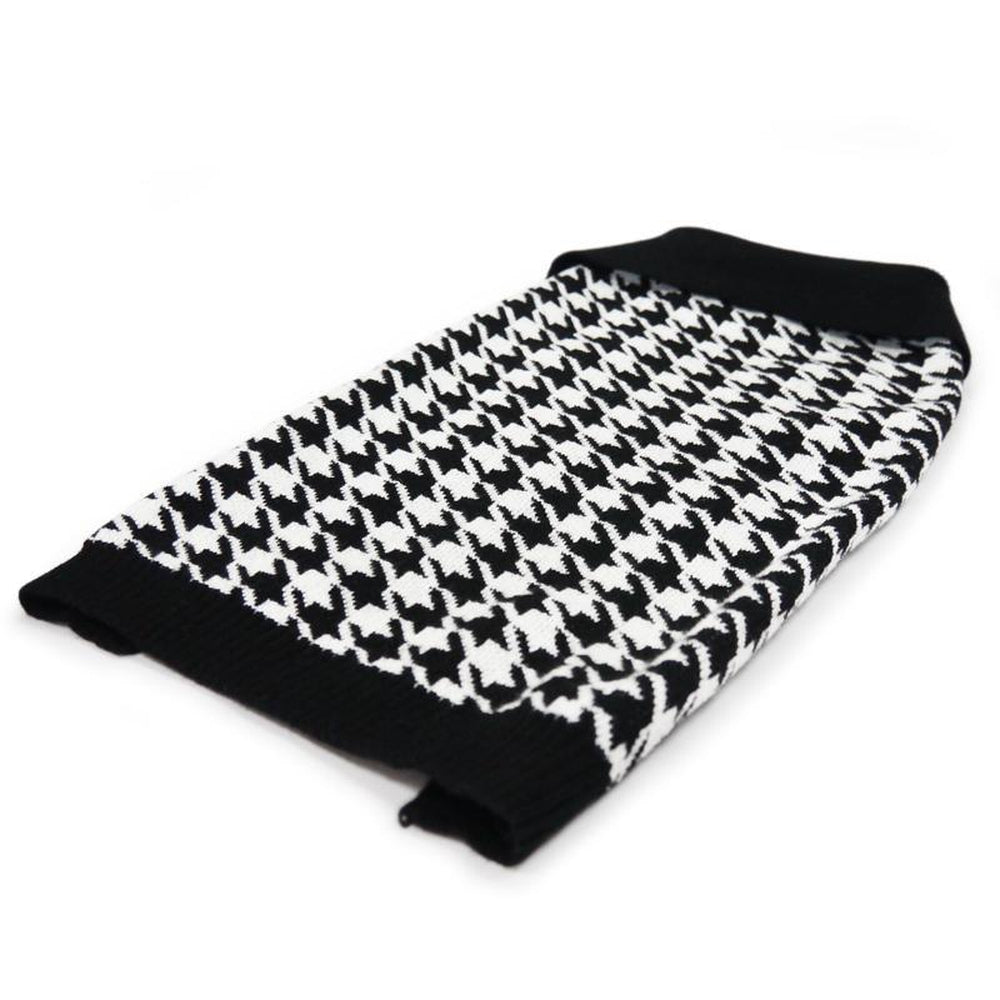 Houndstooth Dog Sweater