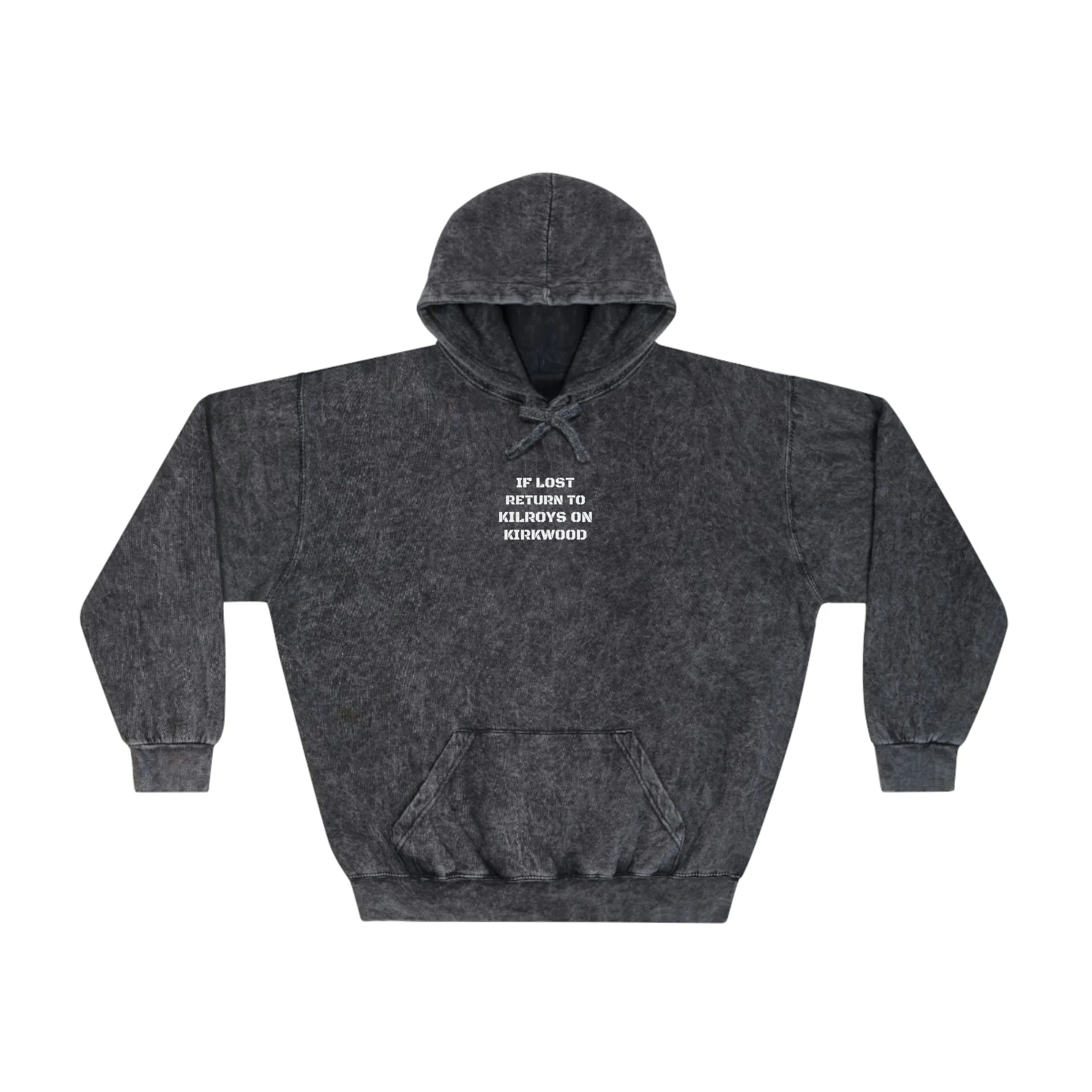 If Lost Return to KOK Mineral Wash Hoodie