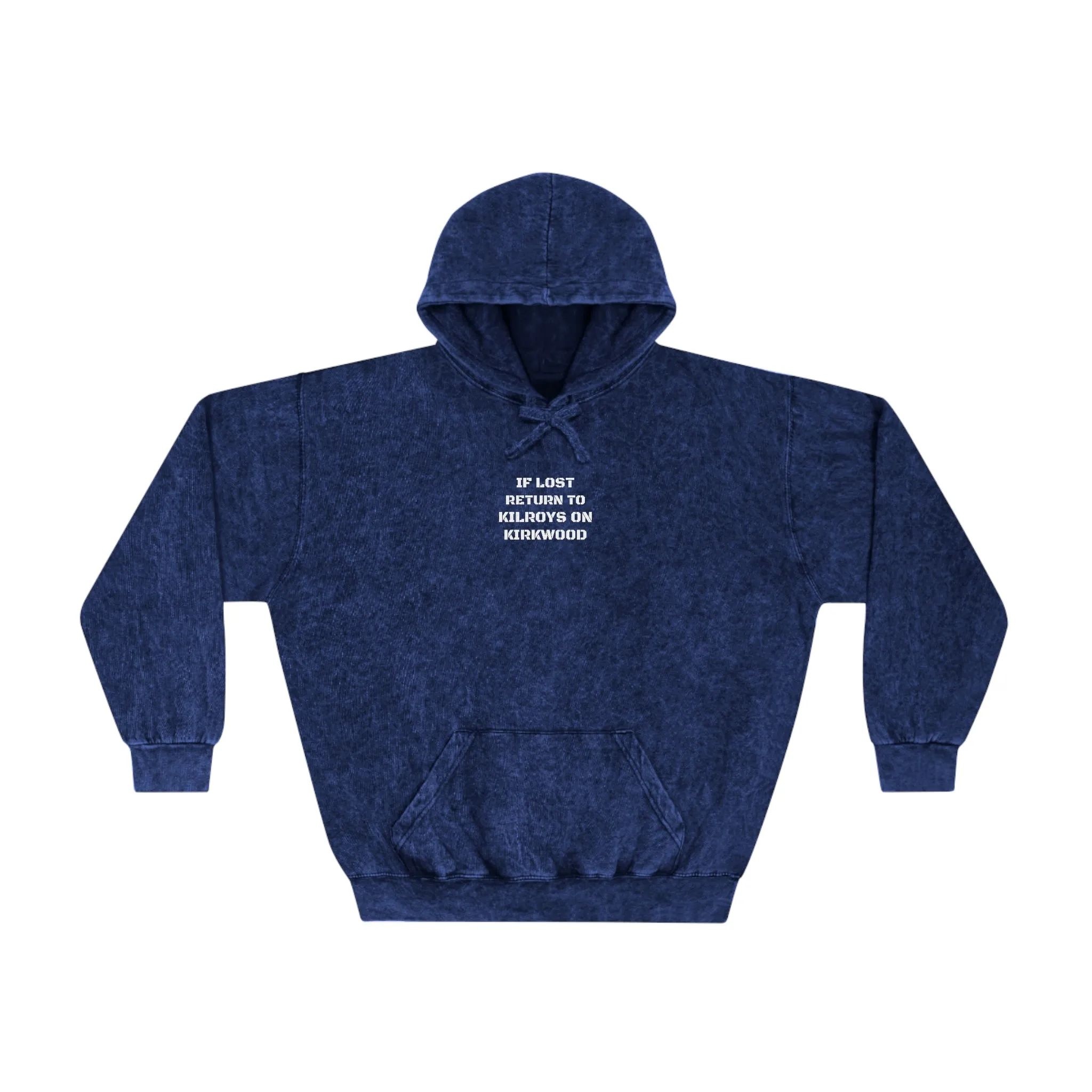 If Lost Return to KOK Mineral Wash Hoodie