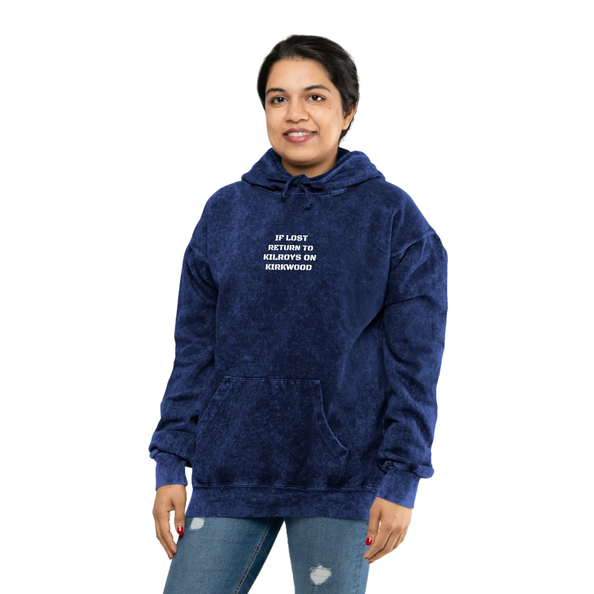 If Lost Return to KOK Mineral Wash Hoodie