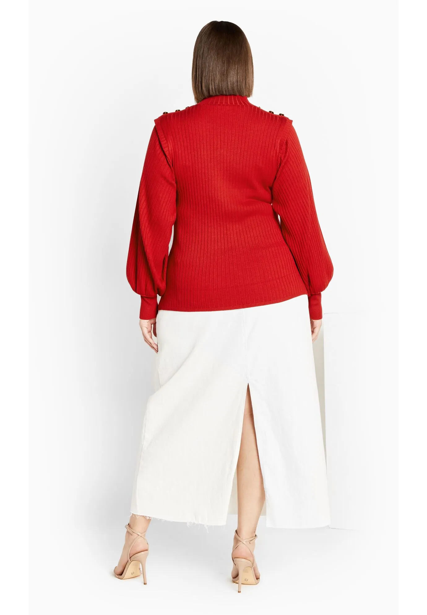 Isabella Sweater - cherry