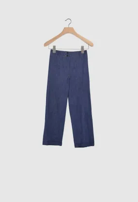 Julia Jentzsch Tom Cotton Linen Blend Pants - Indigo